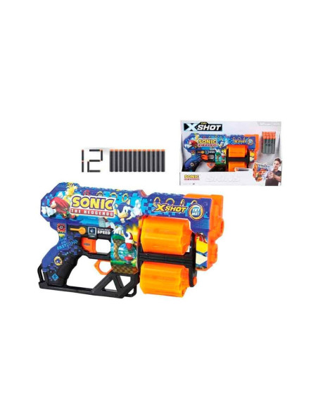 Pack de 12 dardos X-Shot Skins Dread Sonic