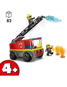 LEGO City Camión de Bomberos con Escalera de Juguete,... 2