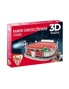 Puzzle 3D Estadio Ramón Sánchez-Pizjuán Sevilla FC con Luz