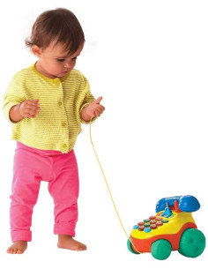 Teléfono interactivo infantil con luz y voz 2