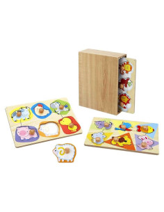 Juego de 3 Encajes De Madera | Juguetes de Madera 2