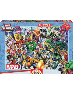 Puzzle Los Héroes De Marvel 1000 piezas