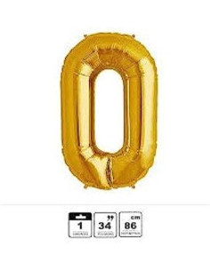 Globo Color Oro Nº O