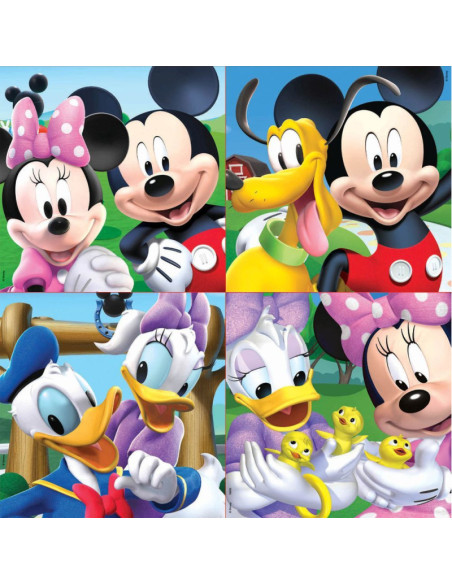 Puzzles Progresivos Maleta Mickey Mouse