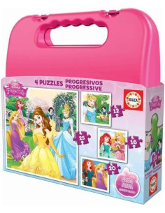 Puzzles Progresivos Maleta Princesas Disney