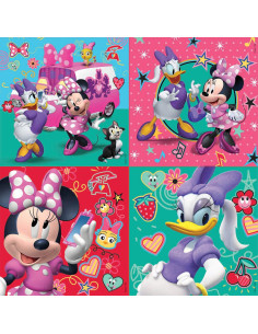 Puzzles Progresivos Maleta Minnie Ayudantes Felices 2