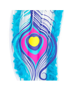 Colchoneta Hinchable Pluma Azul 189x79 cm 2