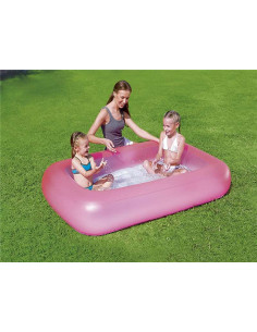 Piscina Hinchable Infantil Aquababes 165x104x25 cm 2