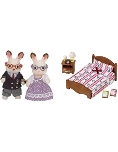 Sylvanian Abuelos Conejos chocolate