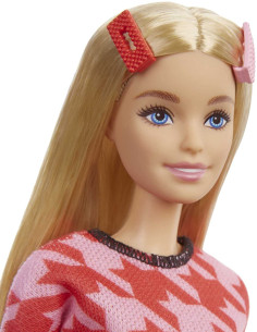 Barbie Fashionista Muñeca con Conjunto de Pata de Gallo 2