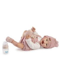 Muñeca Reborn Noa Pelele Lana Rosa 42cm 2