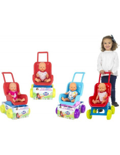 Silla+Muñeca 35cm 2X1 Vinilo Surtido