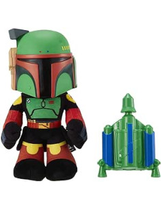 STAR WARS PELUCHE BOBA FETT LANZA COHETE
