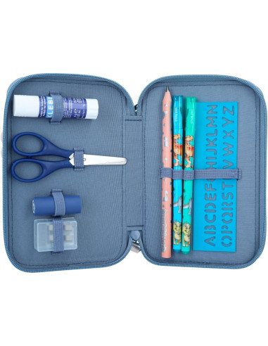 World Dino Mini-Estuche de 2 Compartimentos...