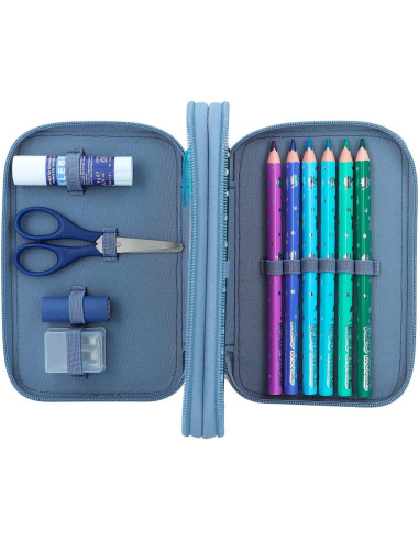 World Dino Mini-Estuche de 2 Compartimentos...