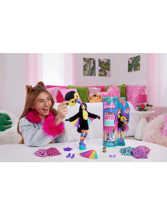 Barbie Cutie Reveal Serie Amigos de la Jungla Tucán... 2