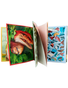 Dino World Libro De Pegatinas Por Números 2