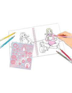 TopModel Cutie Star Libro Para Colorear 2