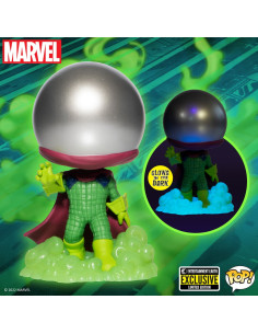 Funko Pop Marvel Mysterio Metálico Brilla en la Oscuridad... 2