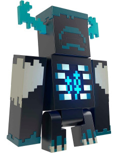 Minecraft Warden Figura de acción deluxe grande con luces...