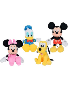 Peluche Disney 25 cm, 4 surtido  Mickey, Minnie Donal,...