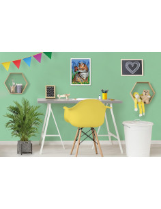 CreArt Serie D, Gatito y Mariposa, Pintura por Numeros,... 2