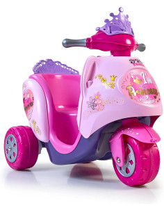 Moto Scooter eléctrica Color Rosa Princesas de 6V