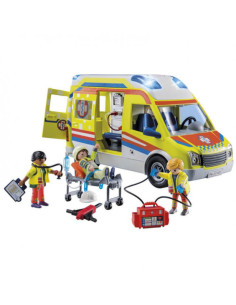 Playmobil City Life Ambulancia con luz y sonido 71202 2