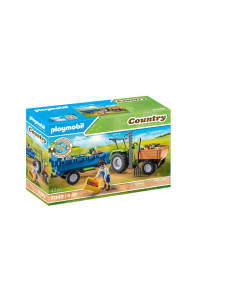 Playmobil Country Tractor con remolque 71249