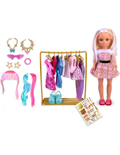 Nancy - Vestidor de Looks, Armario para muñeca 