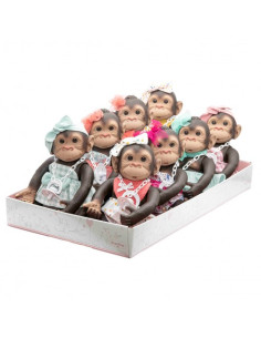 Bebé mono de 25 cm en expositor de 8 piezas. Modelos... 2