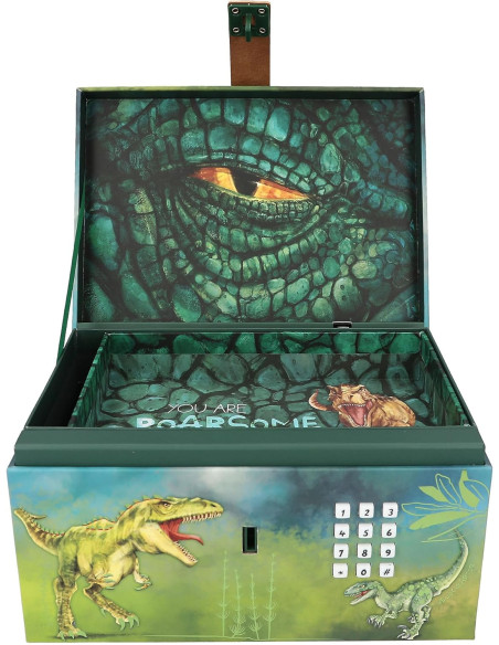 Dino World Cofre Del Tesoro Codigo, Sonido