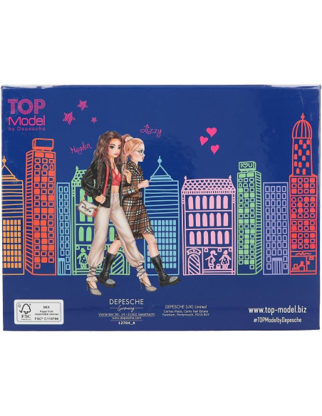 TOPModel City Girls - Caja de papelería