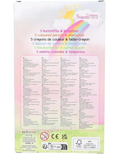 Princesa Mimi - lápices de Colores