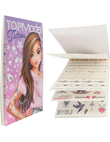 TOPModel-Set niños con 6 Hojas de Tatuajes...