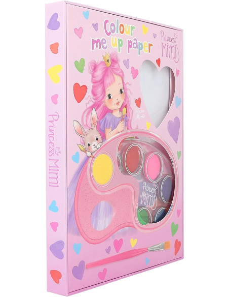 Princess Mimi - Colour me up Paper, papel de acuarela con 10 motivos