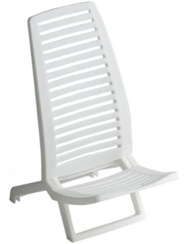 Silla Playa Propileno Color Blanco 