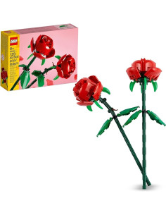 LEGO Creator Rosas Set de Flores Artificiales Compatible...
