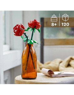 LEGO Creator Rosas Set de Flores Artificiales Compatible... 2