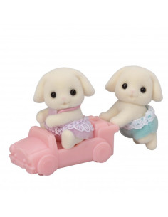 Sylvanian Families - Gemelos Conejo Flor 2