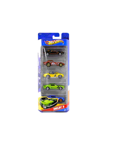 Hot Wheels Pack de 5 Coches de Juguete modelos surtidos 3 años