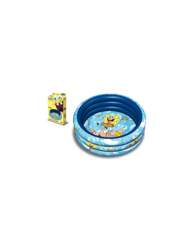 Piscina 3 tubos bob esponja 100 cm