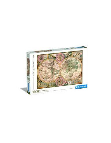 Clementoni, Puzzle Mapa Antiguo 3000pzs