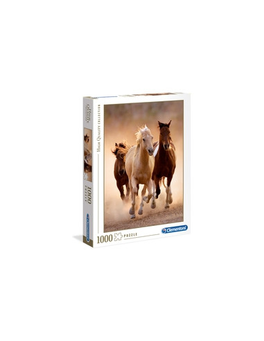 Clementoni, Puzzle Caballos Corriendo 1000pzs