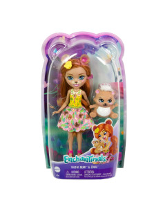 Enchantimals Muñeca Con Mascota de Oso Biloxie Bear 2