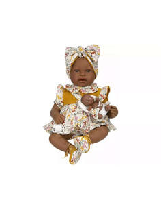 Muñeca Elegance 42 cm. Mies Mulato y Arán Mostaza 