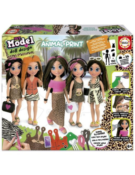 MY MODEL DOLL DESIGN ANIMAL PRINT