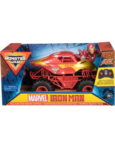 Monster Jam - Coche Teledirigido Monster Truck Marvel...