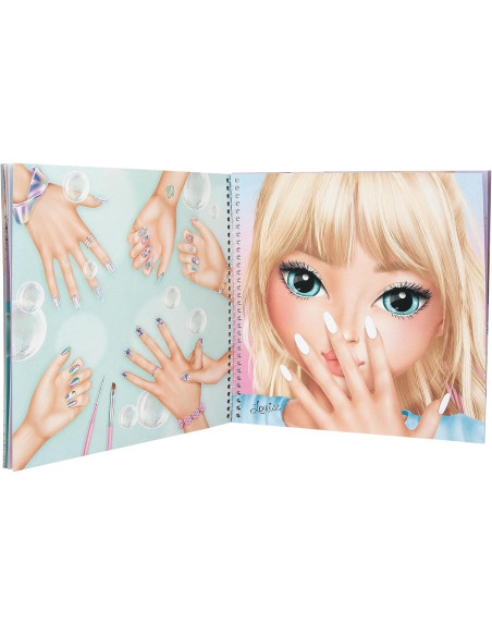 TOPModel-Libro para Colorear Hand Designer