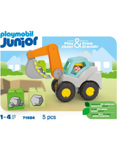 PLAYMOBIL Junior 71684 Pala Excavadora 2